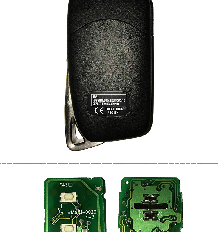 AK052008 original for Lexus Smart Card 3+1 button 433 Mhz BG1EK 61A951-0020