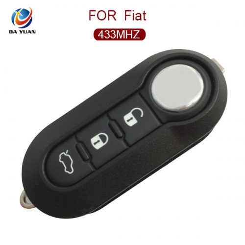 AK017006 Remote Key Fob 3 Button 433MHz PCF7946 for Fiat 500L Bravo Ducato