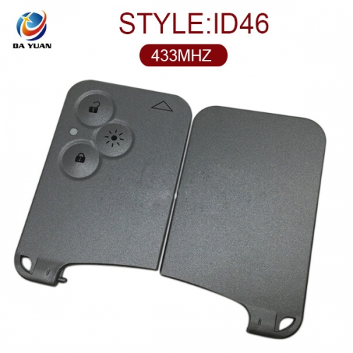 AK010020 for Renault ESPACE 3 Button Smart Key 433MHZ ID46